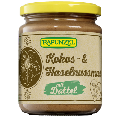 Kokoshaselnussmus mit Dattel (250gr)
